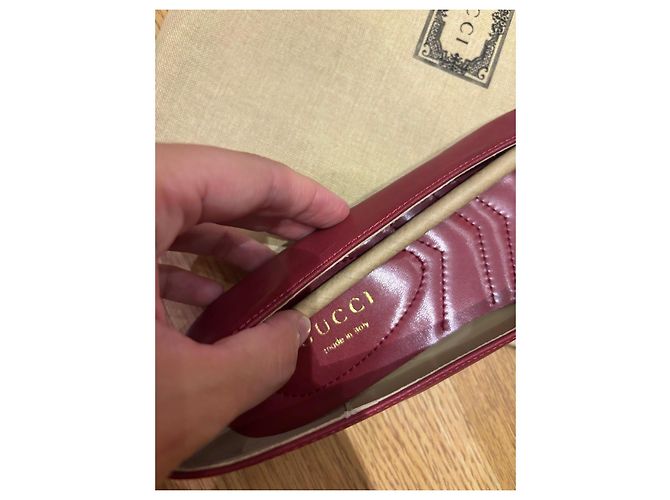 Bailarinas Gucci de piel roja - vista 6