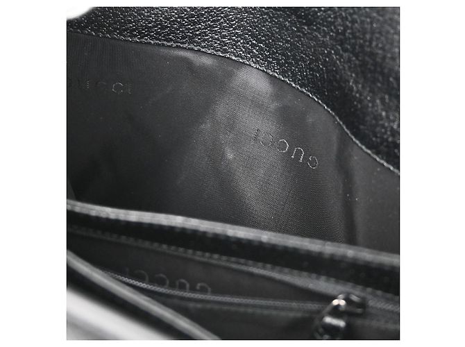 Gucci Vintage Leather Small Nero - vista 3