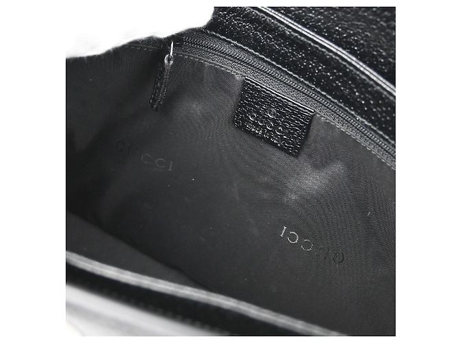 Gucci Vintage Leather Small Nero - vista 4