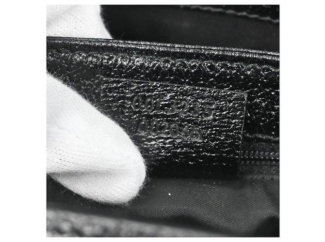 Gucci Vintage Leather Small Nero - vista 5