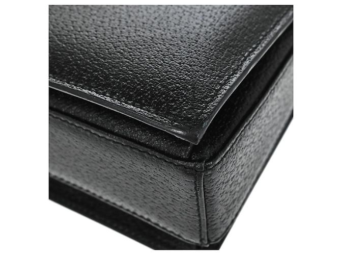 Gucci Vintage Leather Small Nero - vista 7