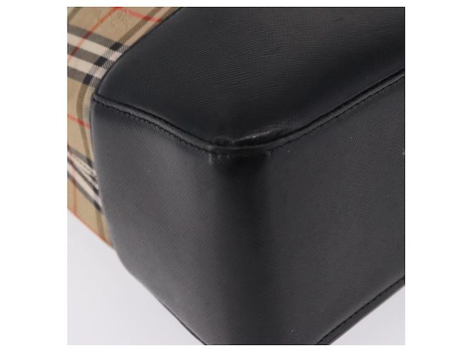 BURBERRY Nova Check Tote Bag aus Canvas Beige Auth 196697 - Ansicht 15