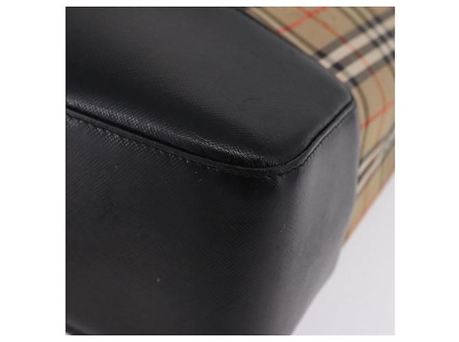 BURBERRY Nova Check Tote Bag aus Canvas Beige Auth 196697 - Ansicht 16