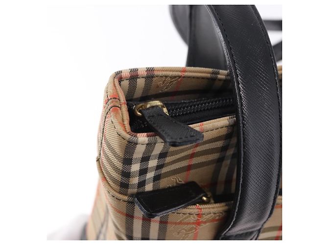BURBERRY Nova Check Tote Bag aus Canvas Beige Auth 196697 - Ansicht 18