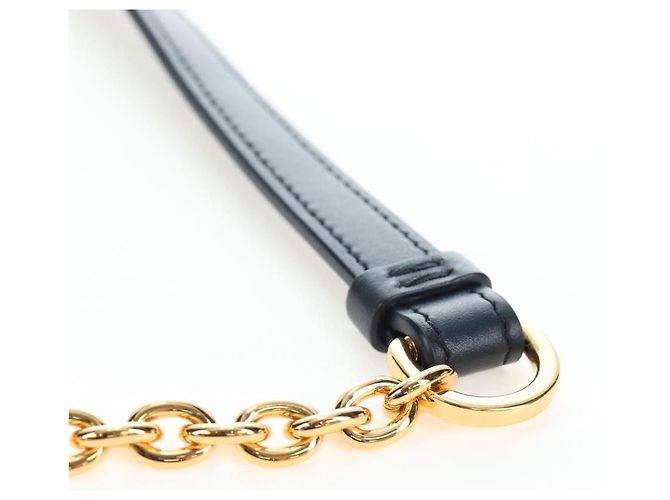 Christian Dior Borsa Dior 30 Montaigne in tela Trotter Dior 2way Blu Navy Oro Auth 196920SAM D'oro - vista 18