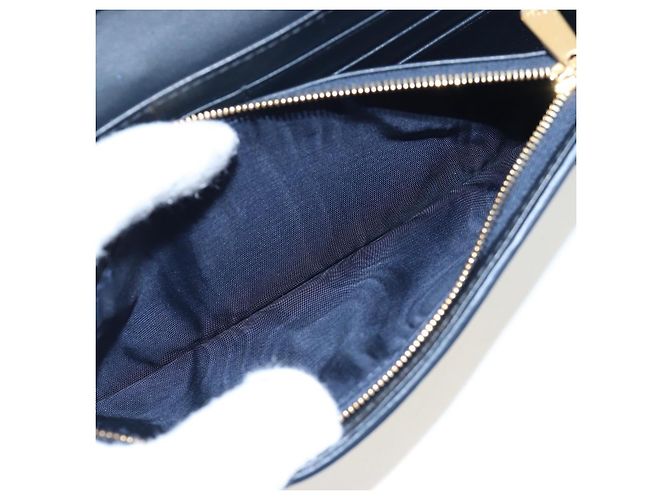Christian Dior Borsa Dior 30 Montaigne in tela Trotter Dior 2way Blu Navy Oro Auth 196920SAM D'oro - vista 27
