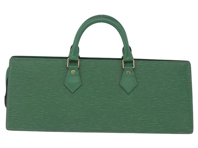 LOUIS VUITTON Bolsa Triangle Epi Verde M52094 LV Auth ep15656A - vista 2