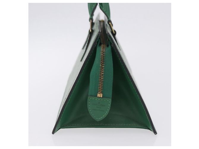 LOUIS VUITTON Bolsa Triangle Epi Verde M52094 LV Auth ep15656A - vista 3