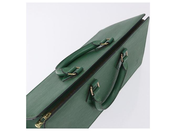 LOUIS VUITTON Bolsa Triangle Epi Verde M52094 LV Auth ep15656A - vista 6