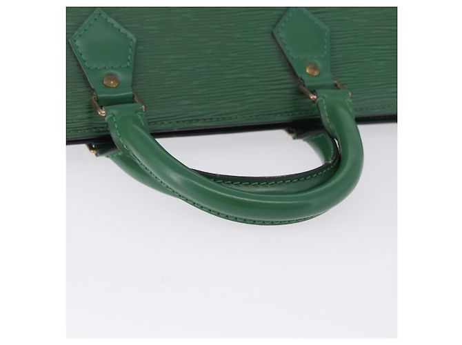 LOUIS VUITTON Bolsa Triangle Epi Verde M52094 LV Auth ep15656A - vista 7