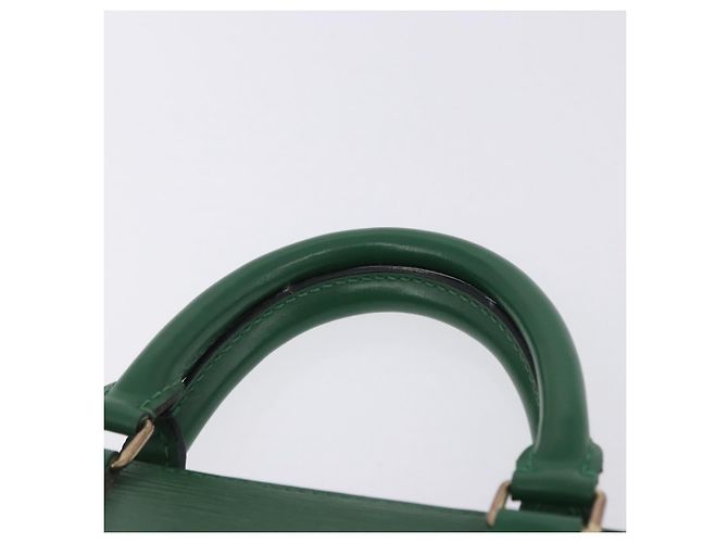 LOUIS VUITTON Bolsa Triangle Epi Verde M52094 LV Auth ep15656A - vista 8