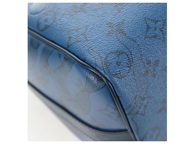 LOUIS VUITTON Monogram Aqua Garden Speedy Bandouliere 35 M22573 Auth 195516SAM Blu Monogramma - vista 15