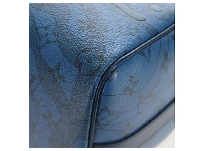 LOUIS VUITTON Monogram Aqua Garden Speedy Bandouliere 35 M22573 Auth 195516SAM Blu Monogramma - vista 16