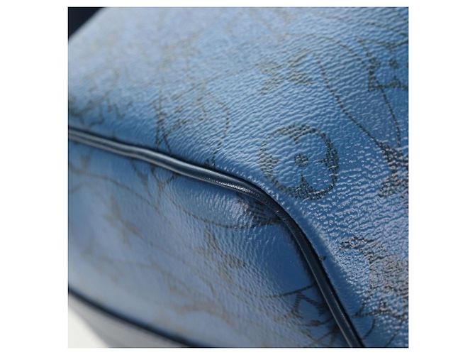 LOUIS VUITTON Monogram Aqua Garden Speedy Bandouliere 35 M22573 Auth 195516SAM Blu Monogramma - vista 17