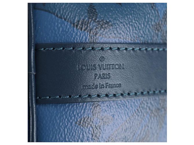 LOUIS VUITTON Monogram Aqua Garden Speedy Bandouliere 35 M22573 Auth 195516SAM Blu Monogramma - vista 19