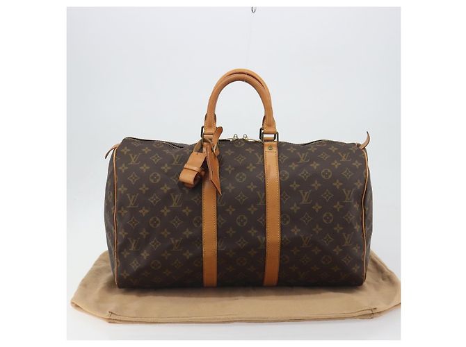 LOUIS VUITTON Monogram Keepall 45 Boston Bag M41428 LV Auth ka5780A Monogramma - vista 12