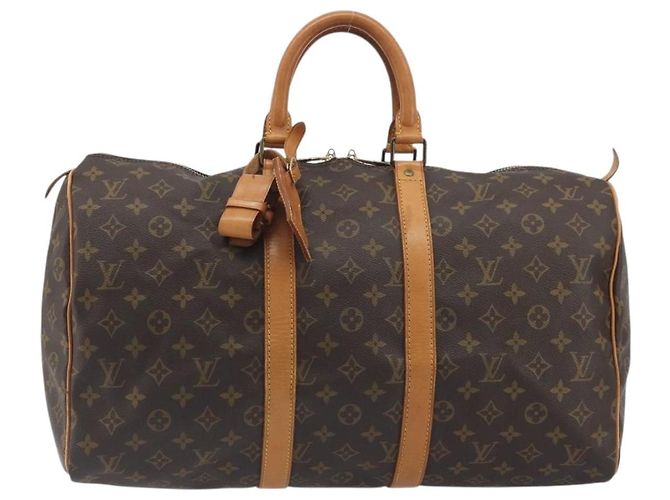 LOUIS VUITTON Monogram Keepall 45 Boston Bag M41428 LV Auth ka5780A Monogramma - vista 13