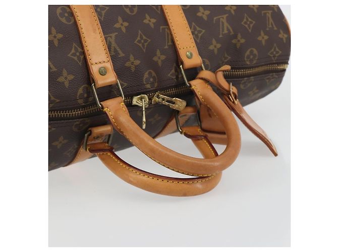LOUIS VUITTON Monogram Keepall 45 Boston Bag M41428 LV Auth ka5780A Monogramma - vista 7