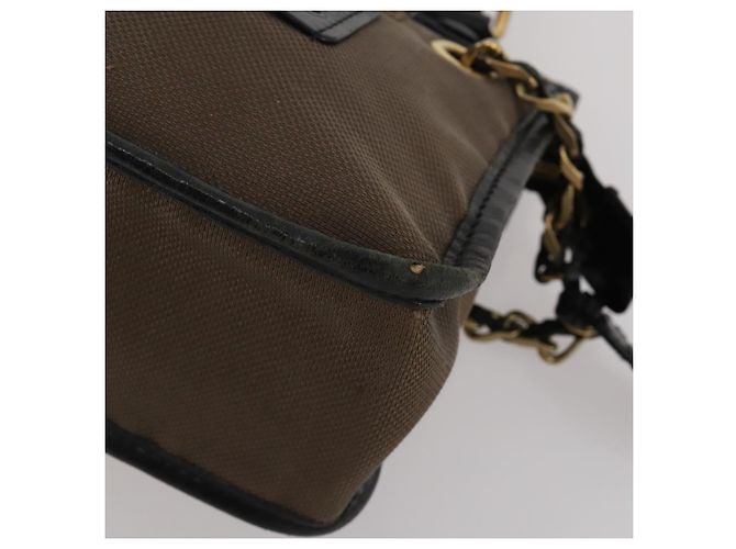 Chloé Borsa a Mano Chloe Canvas Leather Set da 2 Khaki Red Auth BA15069 Rosso Cachi - vista 16