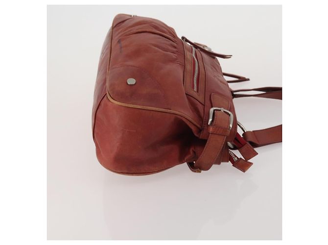 Chloé Borsa a Mano Chloe Canvas Leather Set da 2 Khaki Red Auth BA15069 Rosso Cachi - vista 4