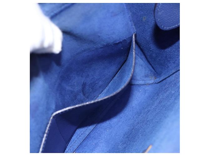 Céline CELINE Borsa Belt Bag Borsa a Mano Pelle 2way Blu Tono Oro Auth 196432 - vista 23