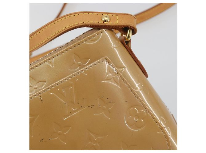 LOUIS VUITTON Monogram Vernis Minna Street Bag Noisette M91508 LV Auth 197006 Nocciola - vista 10