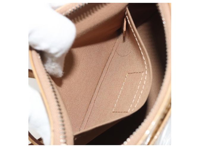 LOUIS VUITTON Monogram Vernis Minna Street Bag Noisette M91508 LV Auth 197006 Nocciola - vista 22