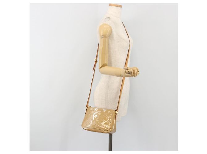LOUIS VUITTON Monogram Vernis Minna Street Bag Noisette M91508 LV Auth 197006 Nocciola - vista 24