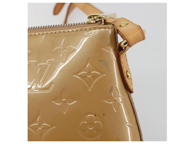 LOUIS VUITTON Monogram Vernis Minna Street Bag Noisette M91508 LV Auth 197006 Nocciola - vista 9