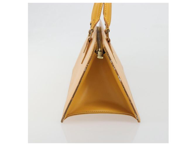 LOUIS VUITTON Epi Sac Triangle Hand Bag Yellow M52099 LV Auth 197531 Giallo - vista 3