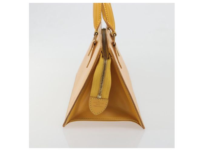 LOUIS VUITTON Epi Sac Triangle Hand Bag Yellow M52099 LV Auth 197531 Giallo - vista 4
