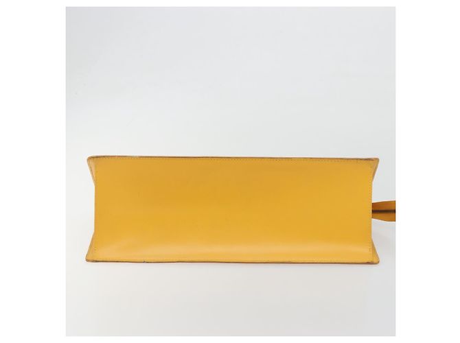 LOUIS VUITTON Epi Sac Triangle Hand Bag Yellow M52099 LV Auth 197531 Giallo - vista 5
