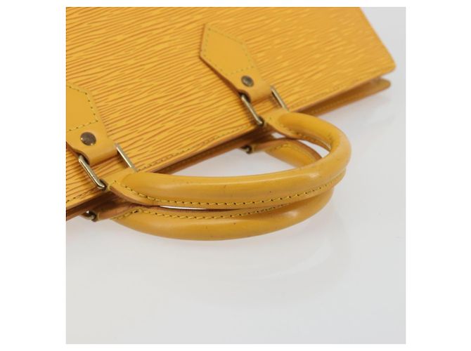 LOUIS VUITTON Epi Sac Triangle Hand Bag Yellow M52099 LV Auth 197531 Giallo - vista 7