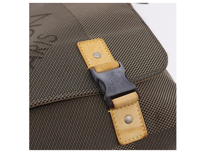 Borsa a tracolla LOUIS VUITTON Damier Geant Roux Tail M93077 LV Auth ep15689 - vista 19