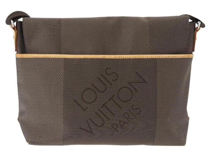 Borsa a tracolla LOUIS VUITTON Damier Geant Roux Tail M93077 LV Auth ep15689 - vista 2