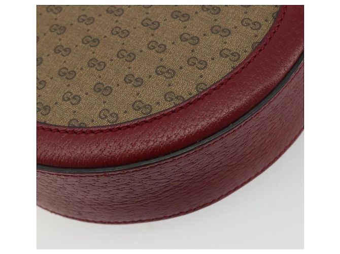 Borsa GUCCI Micro GG Supreme Collaborazione Doraemon PVC Beige 625216 Auth ka5794M D'oro - vista 13