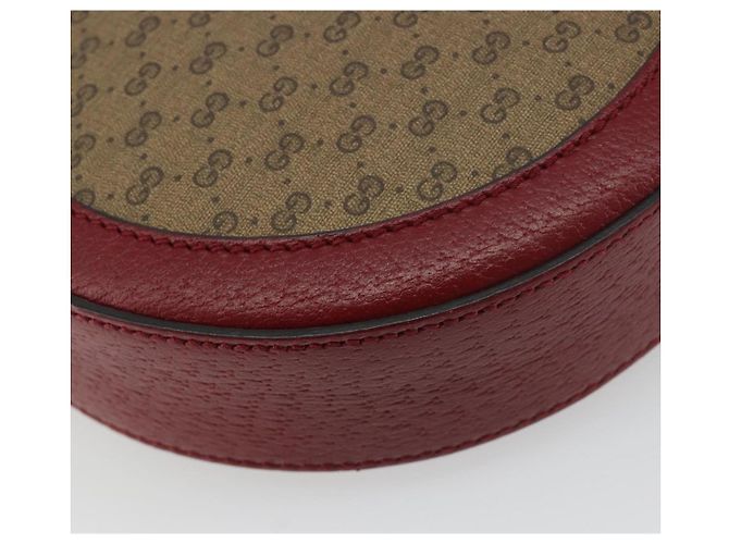 Borsa GUCCI Micro GG Supreme Collaborazione Doraemon PVC Beige 625216 Auth ka5794M D'oro - vista 14