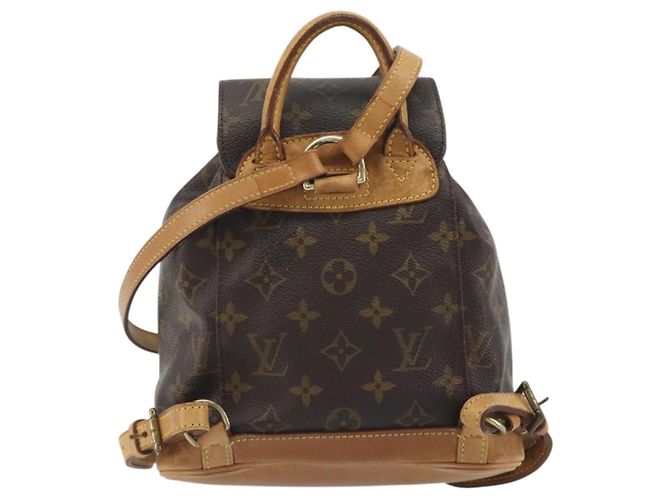 Zaino LOUIS VUITTON Monogram Montsouris PM M51137 LV Auth ka5743 Monogramma - vista 2