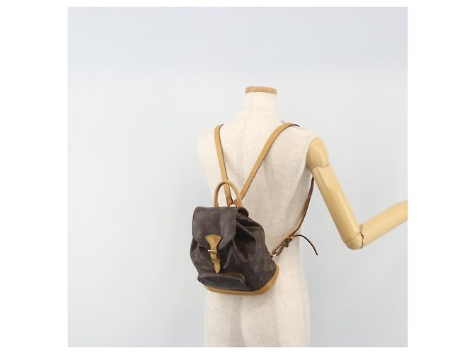Zaino LOUIS VUITTON Monogram Montsouris PM M51137 LV Auth ka5743 Monogramma - vista 25