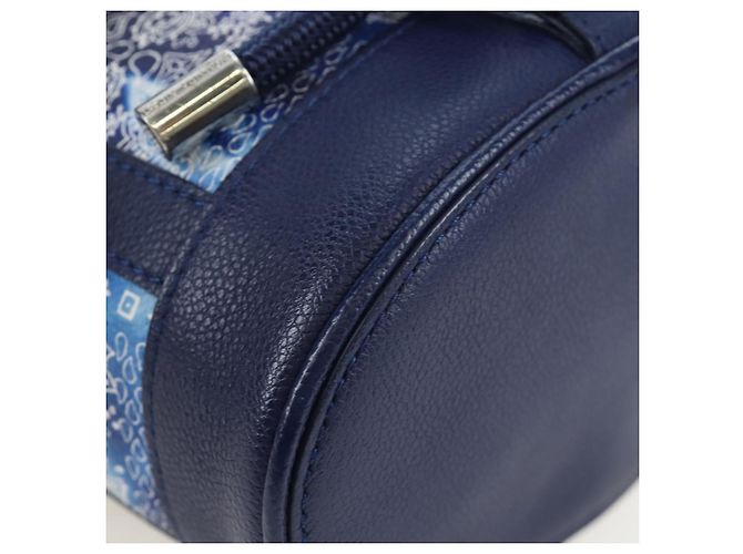 Borsa LOUIS VUITTON Monogram Bandana Randonnee PM Blue M20562 LV Auth 195579M Bianco - vista 16