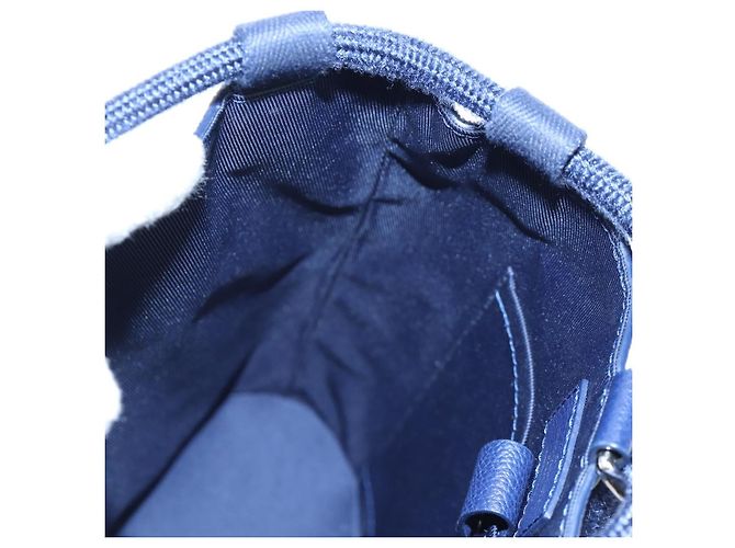 Borsa LOUIS VUITTON Monogram Bandana Randonnee PM Blue M20562 LV Auth 195579M Bianco - vista 19