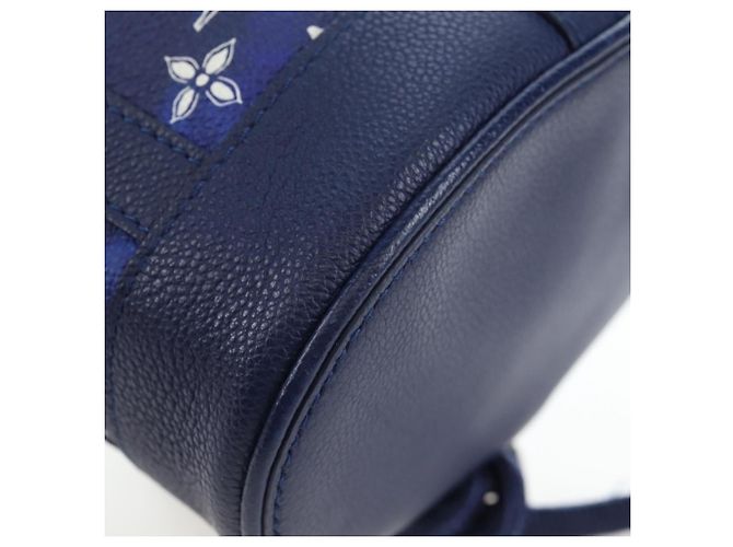 Borsa LOUIS VUITTON Monogram Bandana Randonnee PM Blue M20562 LV Auth 195579M Bianco - vista 9