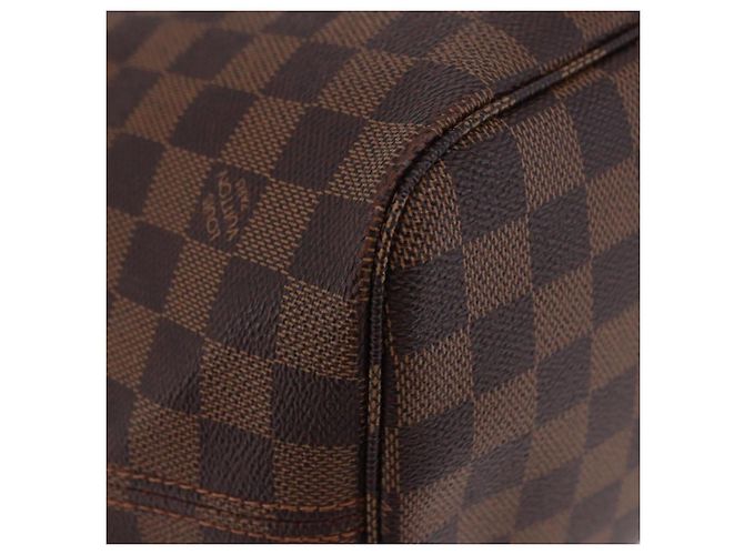 Borsa LOUIS VUITTON Damier Ebene Neverfull MM N51105 LV Auth 195924V - vista 15