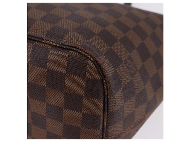 Borsa LOUIS VUITTON Damier Ebene Neverfull MM N51105 LV Auth 195924V - vista 16