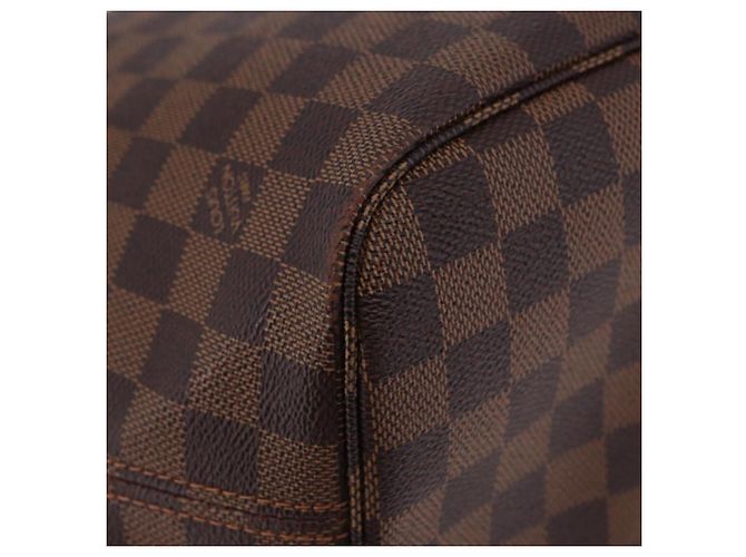 Borsa LOUIS VUITTON Damier Ebene Neverfull MM N51105 LV Auth 195924V - vista 17