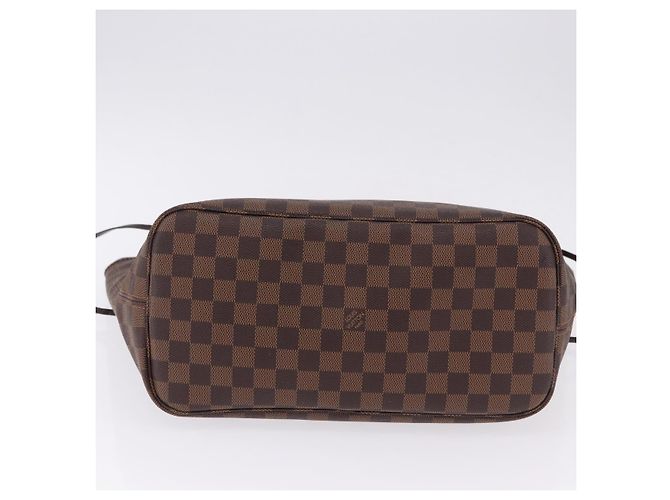 Borsa LOUIS VUITTON Damier Ebene Neverfull MM N51105 LV Auth 195924V - vista 5