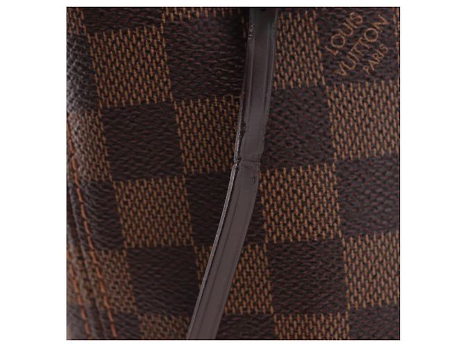 Borsa LOUIS VUITTON Damier Ebene Neverfull MM N51105 LV Auth 195924V - vista 9