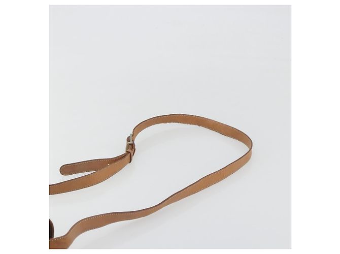 Céline Borsa a tracolla CELINE Macadam Canvas PVC Leather Brown Gold Auth 198697 Marrone D'oro - vista 14