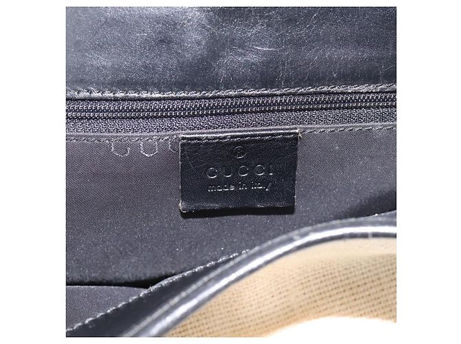 Borsa GUCCI Jackie Canvas Beige Silver 002 1067 Auth 198454 Argento - vista 14