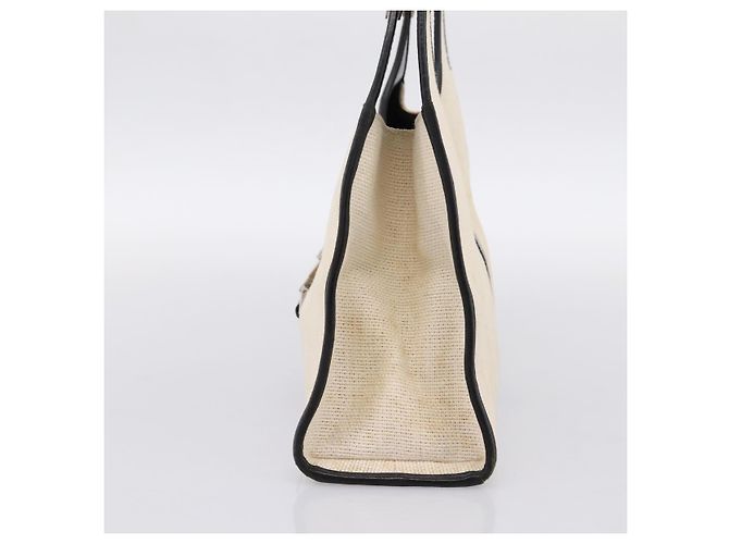 Borsa GUCCI Jackie Canvas Beige Silver 002 1067 Auth 198454 Argento - vista 5